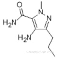 1H-Pyrazole-5-carboxamide, 4-amino-1-methyl-3-propyl CAS 139756-02-8